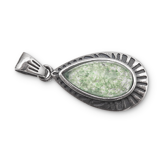Southwestern Classics Green Aventurine Teardrop Pendant Necklace