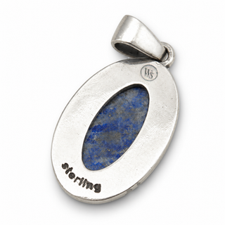 Southwestern Classics Lapis Lazuli Oval Pendant Necklace