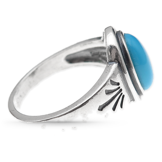 Southwestern Classics Turquoise Oval Ring
