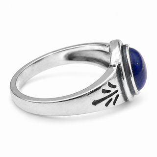 Southwestern Classics Lapis Lazuli Round Ring
